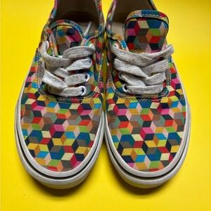 Vans Multicolor Geometric pattern Kids Sneakers